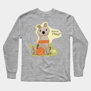 Playfull doggy Long Sleeve T-Shirt